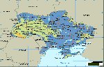 Карта затопления Украины