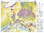 Геологическая карта Европа и Украина