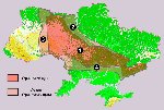 Карта Украинского щита