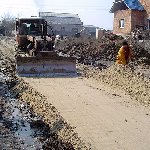 Просыпка речным песком