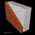 Клинкерный кирпич, газаблок